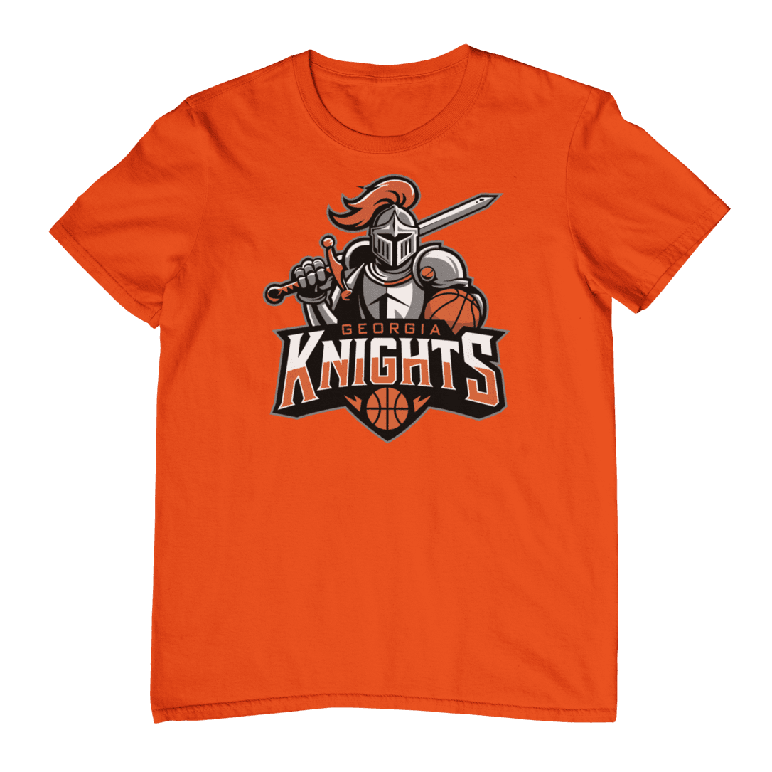 GA Knights orange sword tee