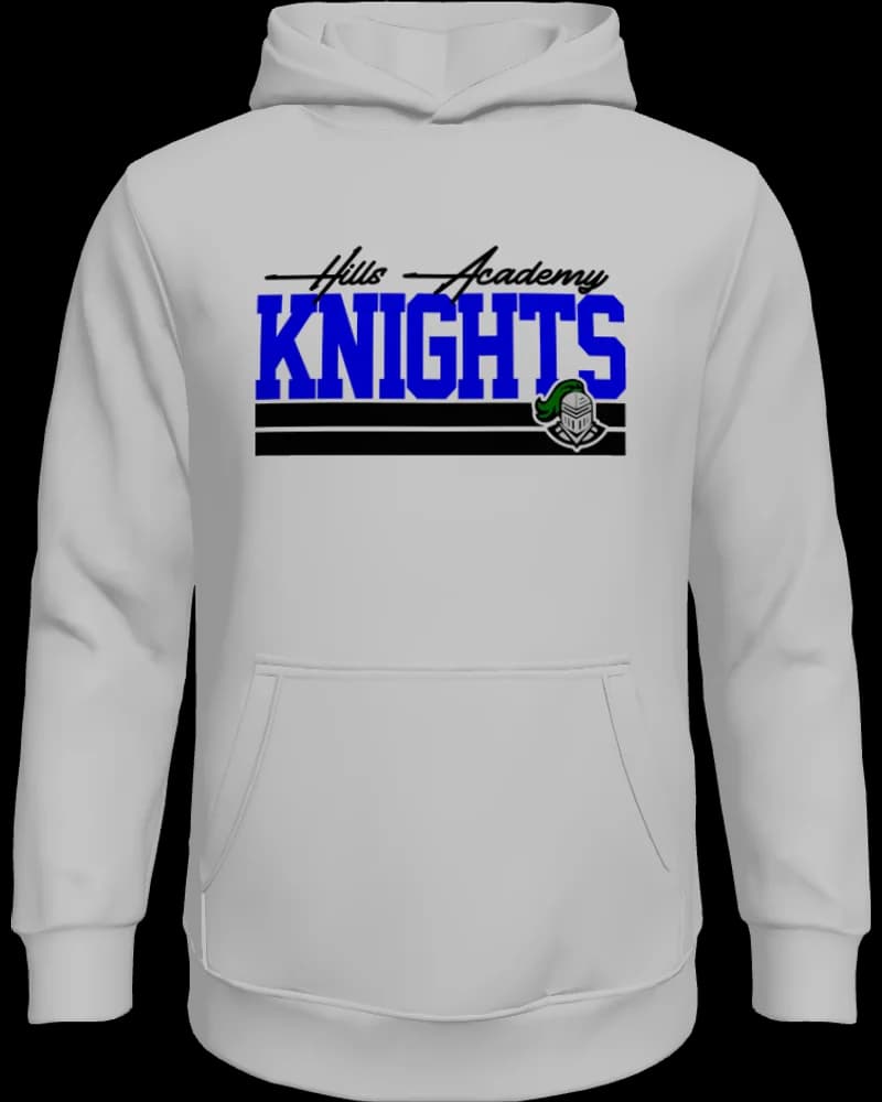 Hills Academy Knights 2-Line Hoodie