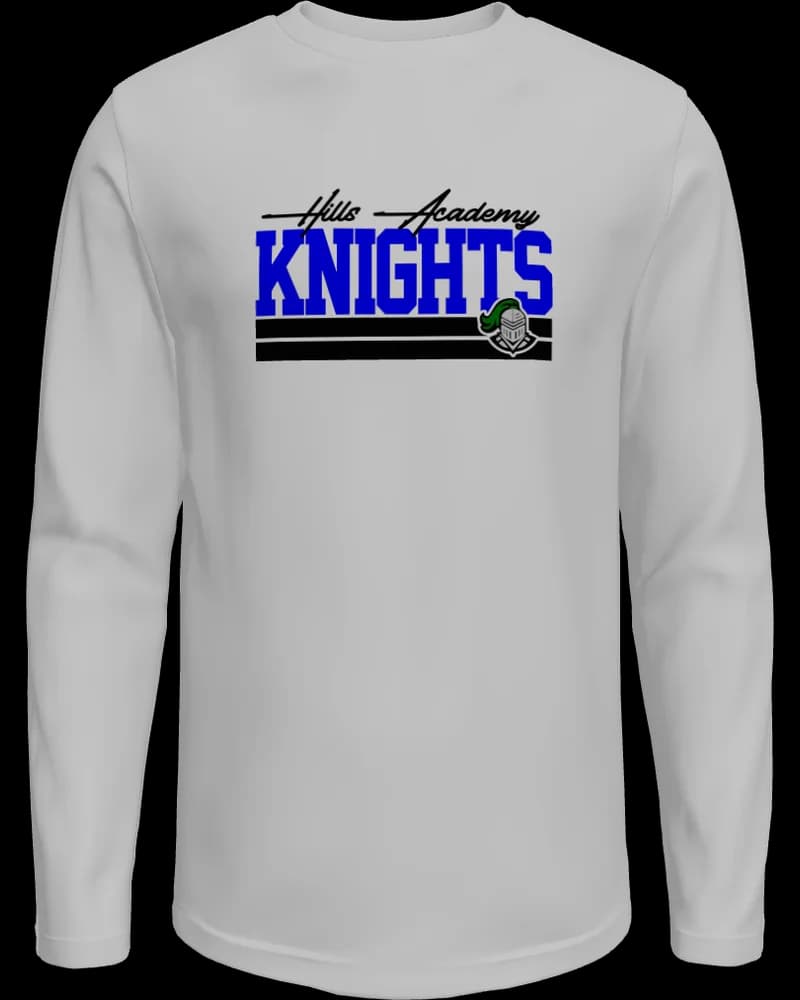 Hills Academy Knights 2-Line Long Sleeve