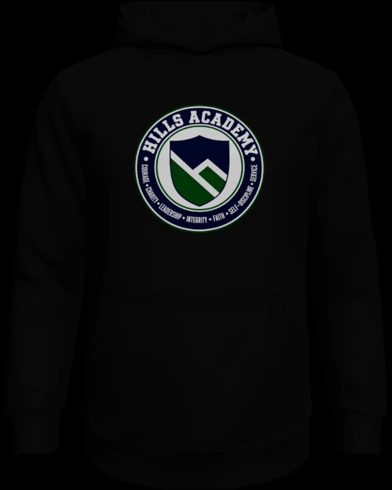 Hills Academy Round Seal Hoodie