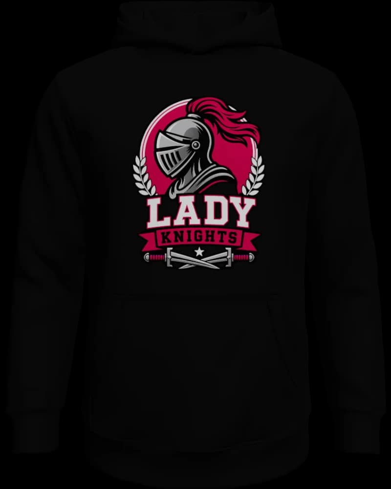 Ladies Lady Knights Sword Hoodie