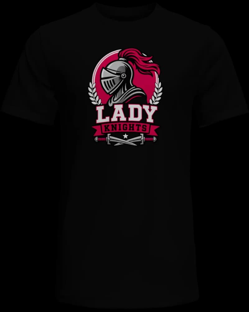 Ladies Lady Knights Sword Tee